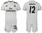 2018-19 Real Madrid 12 MARCELO Home Soccer Jersey