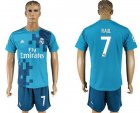 2017-18 Real Madrid 7 RAUL Third Away Soccer Jersey
