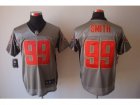 Nike NFL San Francisco 49ers #99 Aldon Smith Grey Shadow Jerseys