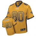 Nike New Orleans Saints #80 Jimmy Graham Gold Jersey(Elite Drift Fashion)