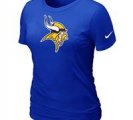 Women Minnesota Vikings Blue T-Shirts