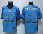 Nike Carolina Panthers #59 Kuechly blue Jerseys(Drift Fashion Elite)