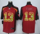 2015 New Nike Tampa Bay Buccaneers #13 Evans Red Strobe Jerseys(Limited)