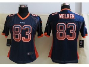 Nike Women Denver Broncos #83 Welker Blue Jersey(Drift Fashion)