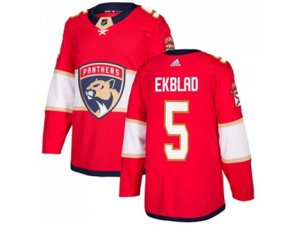 Youth Adidas Florida Panthers #5 Aaron Ekblad Red Home Authentic Stitched NHL Jersey