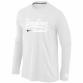 New York Yankees Long Sleeve T-Shirt white