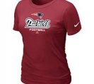 Women New England Patriots Red T-Shirt