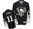 nhl pittsburgh penguins #11 staal black