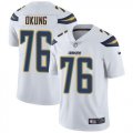 Nike Chargers #76 Russell Okung White Vapor Untouchable Limited Jersey