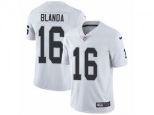 Mens Nike Oakland Raiders #16 George Blanda Vapor Untouchable Limited White NFL Jersey