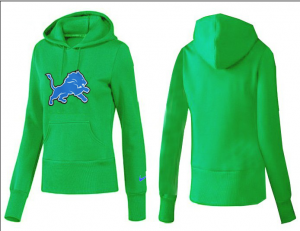 Women Detroit Lions Logo Pullover Hoodie-037