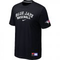 Toronto Blue Jays Black Nike Short Sleeve Practice T-Shirt