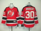 youth nhl devils #30 brodeur red