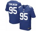 Mens Nike New York Giants #95 Dalvin Tomlinson Elite Royal Blue Team Color NFL Jersey