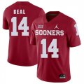 Oklahoma Sooners #14 Emmanuel Beal Red College Football Jersey