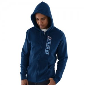 Tennessee Titans Hook and Ladder Full Zip Hoodie Navy