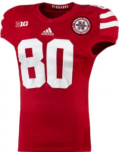 Nebraska Cornhuskers Kenny Bell # 80 College Techfit Jersey Red