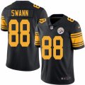 Men Nike Pittsburgh Steelers #88 Lynn Swann Black Color Rush Limited Jersey