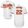 Men's Majestic Baltimore Orioles #22 Jim Palmer White Flexbase Authentic Collection MLB Jersey