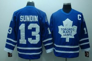 nhl toronto maple leafs #13 sundin blue[c patch]ccm