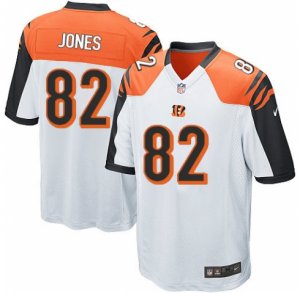 Men\'s Nike Cincinnati Bengals #82 Marvin Jones Game White NFL Jersey