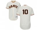 Men San Francisco Giants #10 Evan Longoria Cream Flexbase Authentic Collection Stitched Baseball Jersey