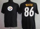 Pittsburgh Steelers 86 ward black T-shirt