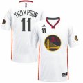 Mens Adidas Golden State Warriors #11 Klay Thompson Authentic White 2017 Chinese New Year NBA Jersey