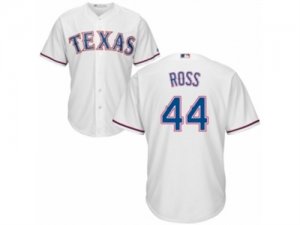 Youth Majestic Texas Rangers #44 Tyson Ross Authentic White Home Cool Base MLB Jersey