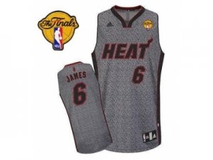 nba miami heat #6 james grey[static fashion swingman][2013 finals]