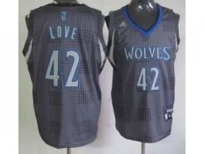 nba minnesota timberwolves #42 love black-grey[2012]