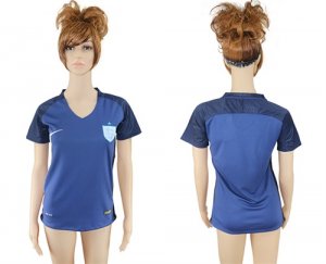 2017-18 England Women Away Soccer Jersey