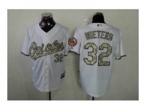 mlb jerseys baltimore orioles #32 wieters white[number camo]