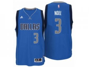 Mens Dallas Mavericks #3 Nerlens Noel adidas Royal Blue Swingman Road Jersey