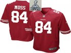 2013 Super Bowl XLVII NEW San Francisco 49ers #84 Randy Moss Game Red (NEW)