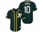 Mens Oakland Athletics #10 Marcus Semien 2017 Spring Training Cool Base Stitched MLB Jersey