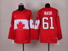 nhl jerseys team canada olympic #61 nash red[2014 new]