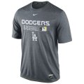 MLB Men's Los Angeles Dodgers Nike Legend Issue Performance T-Shirt - Gray