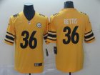 Nike Steelers #36 Jerome Bettis Gold Inverted Legend Limited Jersey
