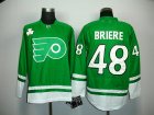 nhl philadelphia flyers #48 briere green