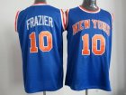 nba jerseys new york knicks #10 frazier m&n blue