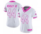 Women's Nike Atlanta Falcons #44 Vic Beasley Jr Limited Rush Fashion Pink NFL Jersey