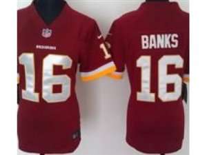 Nike Women NFL Washington Redskins #16 Banks Red Jerseys