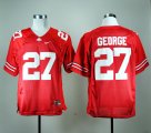 Ncaa Ohio State Buckeyes # 27 Eddie George Red College Jersey