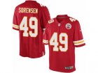 Mens Nike Kansas City Chiefs #49 Daniel Sorensen Limited Red Team Color NFL Jersey