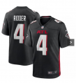 Nike Falcons #4 Ridder Black game Jersey