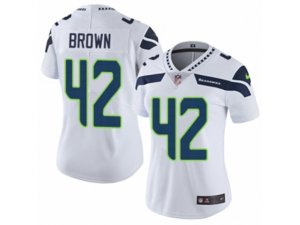 Women Nike Seattle Seahawks #42 Arthur Brown Vapor Untouchable Limited White NFL Jersey