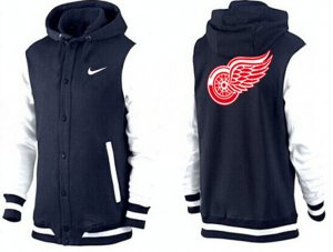 NHL Detroit Red Wings Logo Pullover Hoodie 8