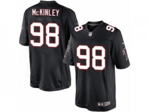 Mens Nike Atlanta Falcons #98 Takkarist McKinley Limited Black Alternate NFL Jersey