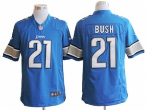 Nike NFL Detroit Lions #21 Reggie Bush Blue Jerseys(Limited)